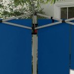 Blue Gazebo Side Panels with Windows - 2 Pack