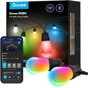 Govee 15m Smart LED String Lights for Gardens