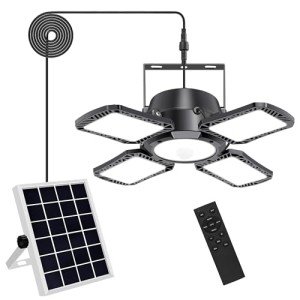 Solar Shed Light with Remote Control – 176 LED