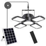 Solar Shed Light with Remote Control – 176 LED