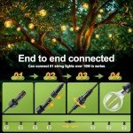 Waterproof LED Festoon String Lights - 10M
