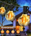 65.5ft LED Outdoor String Lights with Remote