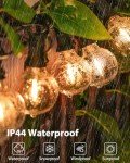Outdoor Dimmable Festoon Lights with Timer & Bulbs