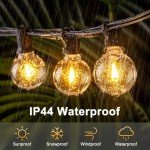 G40 Outdoor String Lights with Remote Control 100FT