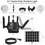 Solar Shed Light with Remote Control – 176 LED