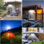 Solar Shed Light with Remote Control – 176 LED