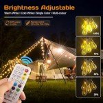 Nextyu 15M Outdoor Garden String Lights with Remote