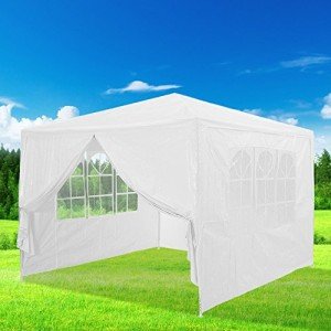 Waterproof 3x3m Gazebo Canopy with Side Panels