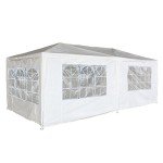 Panana 3x6m White Outdoor Garden Gazebo Tent