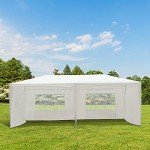 Outsunny 6x3m Outdoor Party Tent with Windows