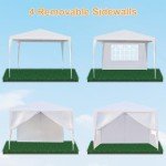 Outopee 3x3m Waterproof Garden Party Gazebo