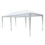 Panana 3x6m White Outdoor Garden Gazebo Tent