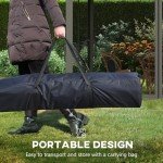 Outsunny 3x3m Pop Up Garden Gazebo with Netting