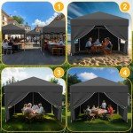 Devoko 3m x 3m Waterproof Pop Up Gazebo