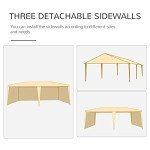 Outsunny 6x3m Outdoor Party Tent with Windows