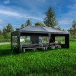 Birchtree 3x6m Waterproof Gazebo with Sidewalls