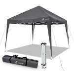 VOUNOT 3x3m Folding Gazebo with Weight Bags
