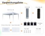 Pop Up Gazebo with Sides and Carry Bag