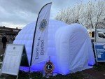 SAYOK Inflatable Dome Tent with LED Light