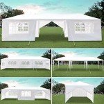 Large White 3m x 9m Waterproof Gazebo Tent