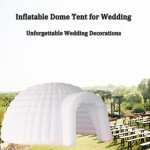SAYOK Inflatable Dome Tent with LED Light