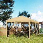 Outsunny 3x6m Pop-Up Gazebo with Mesh Walls