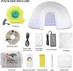 SAYOK Inflatable Dome Tent with LED Light