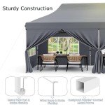 3m x 6m Adjustable Pop Up Gazebo Canopy Tent