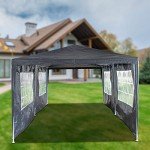 Birchtree 3x6m Waterproof Gazebo with Sidewalls