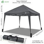 VOUNOT 3x3m Folding Gazebo with Weight Bags