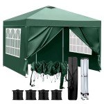 Green 3x3M Outdoor Pop Up Gazebo Tent