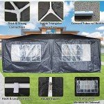 Birchtree 3x6m Waterproof Gazebo with Sidewalls