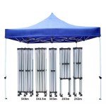 Heavy-Duty 3x3 Outdoor Party Gazebo Tent