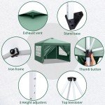 Green 3x3M Outdoor Pop Up Gazebo Tent
