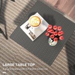 Grey Rattan Outdoor Coffee Table by Outsunny