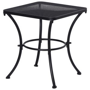 Outsunny Black 45cm Square Patio Bistro Table