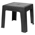 Outdoor Rattan Wicker Coffee Table for Patios