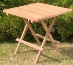 Teak Square Folding Coffee and Picnic Table