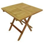 Teak Square Folding Coffee and Picnic Table