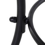 Outsunny Black 45cm Square Patio Bistro Table