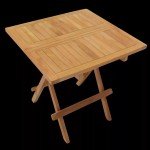 Teak Square Folding Coffee and Picnic Table