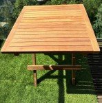Teak Square Folding Coffee and Picnic Table
