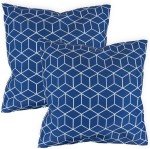 Set of 2 Outdoor Scatter Cushions for Garden