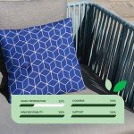 Set of 2 Outdoor Scatter Cushions for Garden