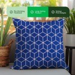 Set of 2 Outdoor Scatter Cushions for Garden