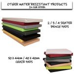 Outdoor Water-Resistant Cushion Covers and Pads