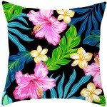Tropical Leaves Floral Cushion Covers - 45x45 cm