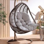 Cozy Egg Chair Cushion for Outdoor Relaxation