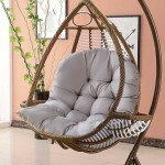 Cozy Egg Chair Cushion for Outdoor Relaxation