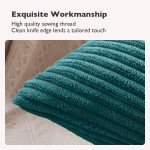Soft Velvet Cushion Covers for Garden Furniture - 2 or 4 Pack